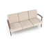 Milano 3S Sofa - Beżowy Tap. Castel 15 Halmar