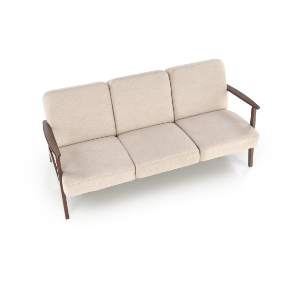 Milano 3S Sofa - Beżowy Tap. Castel 15 Halmar