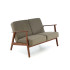 Milano 2S Sofa - Oliwkowy Tap. Castel 39 Halmar