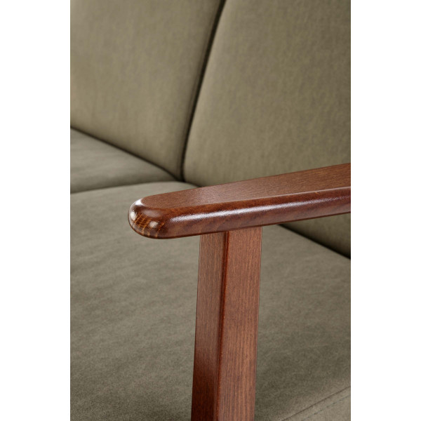 Milano 2S Sofa - Oliwkowy Tap. Castel 39 Halmar