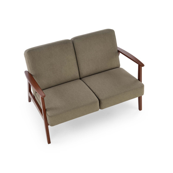 Milano 2S Sofa - Oliwkowy Tap. Castel 39 Halmar