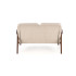 Milano 2S Sofa - Beżowy Tap. Castel 15 Halmar