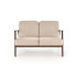 Milano 2S Sofa - Beżowy Tap. Castel 15 Halmar