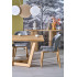 Massive 3 Stół Rozkładany 160-250X90X77 Cm Dąb Naturalny/Dąb Naturalny Halmar