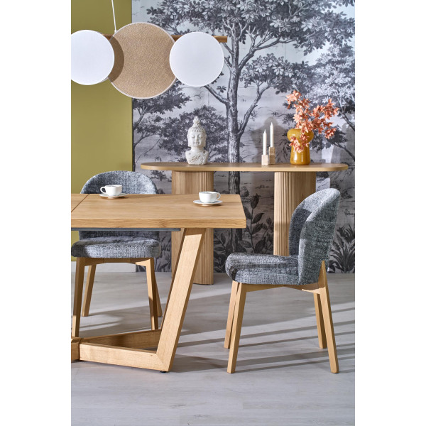 Massive 3 Stół Rozkładany 160-250X90X77 Cm Dąb Naturalny/Dąb Naturalny Halmar