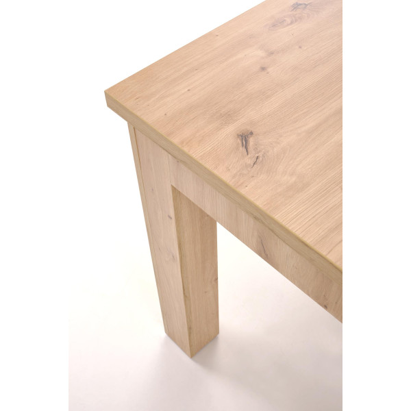 Gizmo Stół Rozkładany Blat - Dąb Artisan, Nogi - Dąb Artisan Halmar