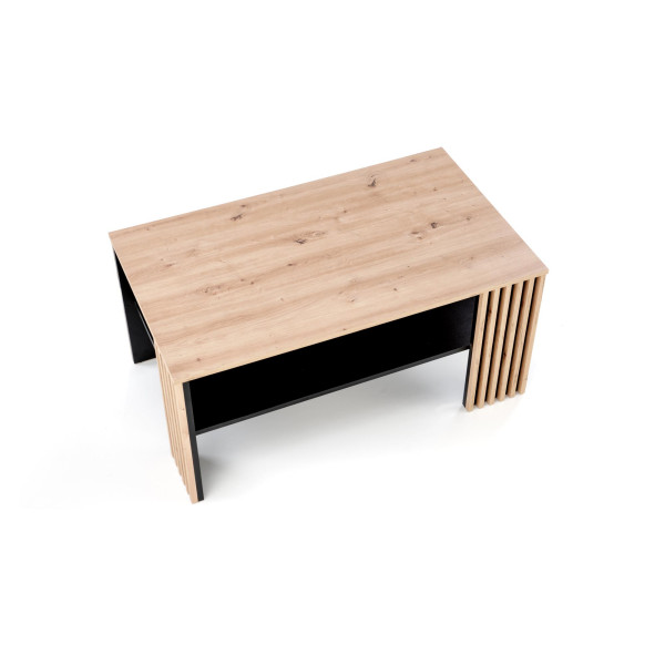 Femina Ława Dąb Artisan/Czarny Halmar