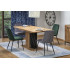 Fabiano Stół Rozkładany 130-175/85 Cm Dąb Wotan/Czarny Halmar