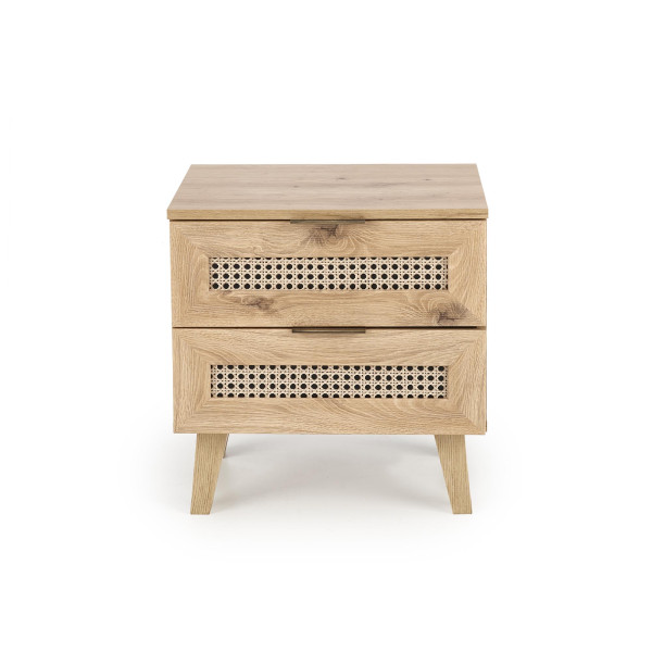 Borneo Sn-1 Szafka Nocna Dąb Artisan/Czarny