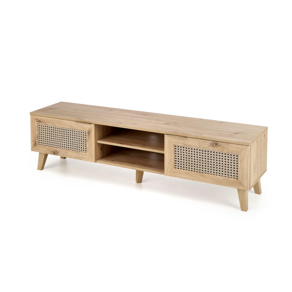 Borneo Rtv-1 Stolik Rtv Dąb Artisan/Czarny