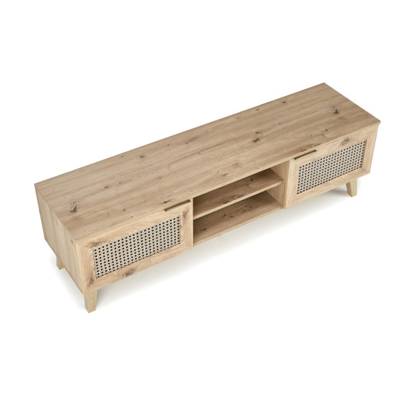 Borneo Rtv-1 Stolik Rtv Dąb Artisan/Czarny