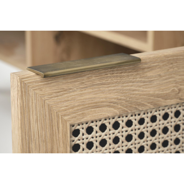 Borneo Rtv-1 Stolik Rtv Dąb Artisan/Czarny