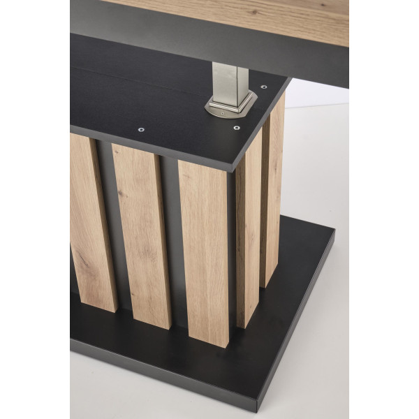 Baretti Ława Dąb Artisan/Czarny Halmar