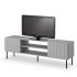 Asensio Rtv-1 Stolik Rtv 180 Cm  Jasny Popiel, Nogi: Czarny