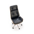 Webster Fotel Gabinetowy Orzechowy/Czarny Halmar