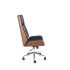 Webster Fotel Gabinetowy Orzechowy/Czarny Halmar