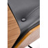Webster Fotel Gabinetowy Orzechowy/Czarny Halmar