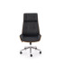 Webster Fotel Gabinetowy Orzechowy/Czarny Halmar