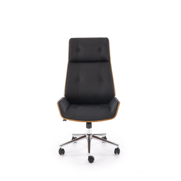 Webster Fotel Gabinetowy Orzechowy/Czarny Halmar