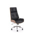 Webster Fotel Gabinetowy Orzechowy/Czarny Halmar