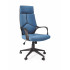 Voyager Fotel Gabinetowy Czarny / Niebieski Halmar