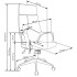 Voyager Fotel Gabinetowy Czarny / Niebieski Halmar