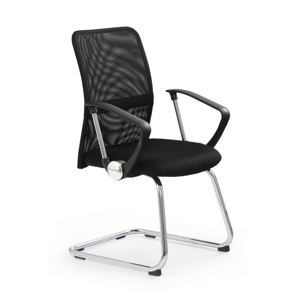 Vire Skid Fotel Pracowniczy Czarny Halmar