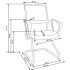 Vire Skid Fotel Pracowniczy Czarny Halmar