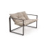 Shark Zestaw Ogrodowy ( Sofa + Fotel 2X + Ława ), Ciemny Brąz / Cappuccino Halmar