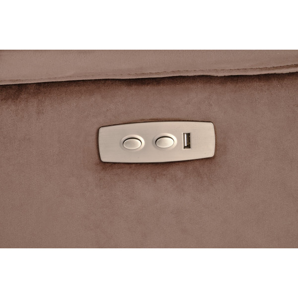 Semir Fotel Z Funkcja Elektrycznego Rozkładania / Gniazdo Usb, Mokka Halmar