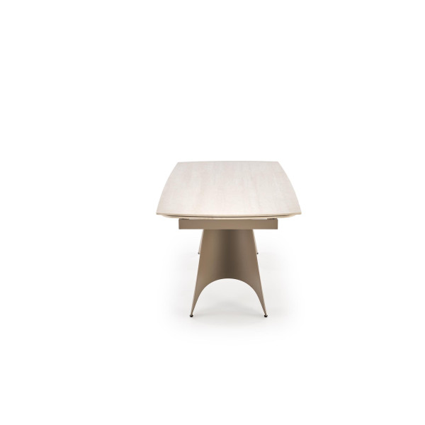 Salix Stół Rozkładany, Trawertyn / Kaszmir Halmar