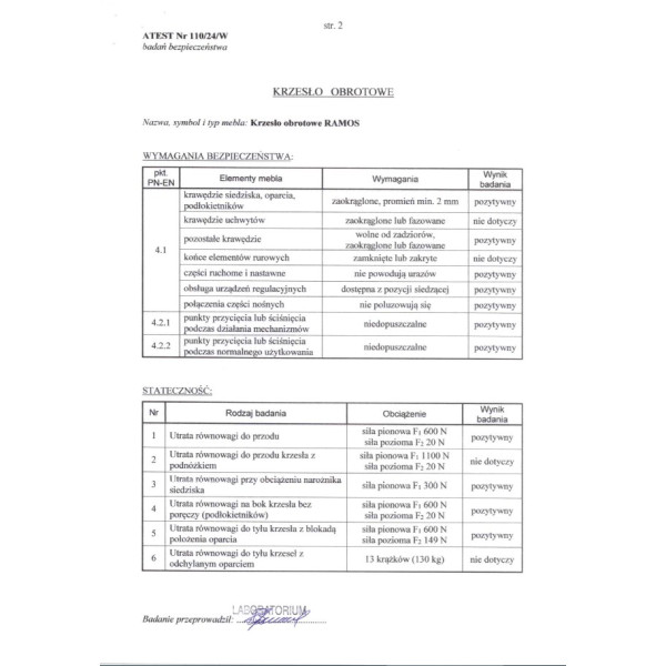 Ramos Fotel Gabinetowy Czarny Halmar