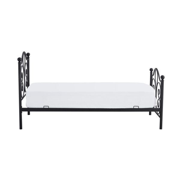 Panama 90 Cm Łóżko Metalowe Czarny