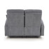 Oslo 2S, Sofa 2S Ciemny Popiel Halmar