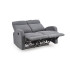 Oslo 2S, Sofa 2S Ciemny Popiel Halmar