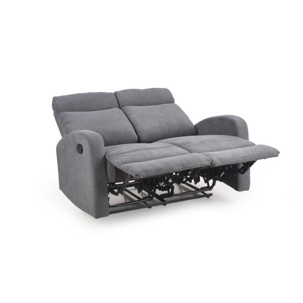 Oslo 2S, Sofa 2S Ciemny Popiel Halmar