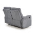 Oslo 2S, Sofa 2S Ciemny Popiel Halmar