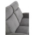 Oslo 2S, Sofa 2S Ciemny Popiel Halmar