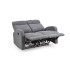 Oslo 2S, Sofa 2S Ciemny Popiel Halmar