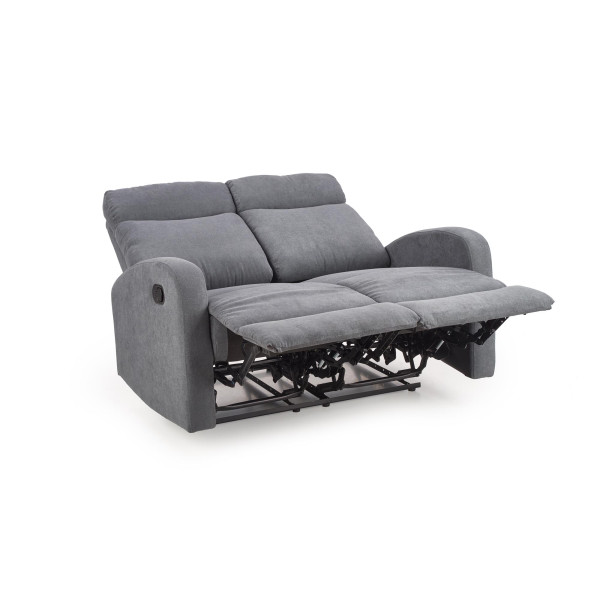 Oslo 2S, Sofa 2S Ciemny Popiel Halmar