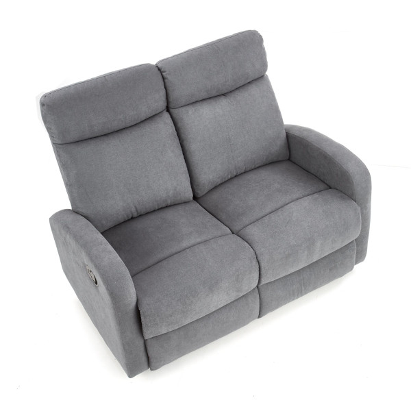 Oslo 2S, Sofa 2S Ciemny Popiel Halmar