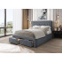 Marisol 160 Cm Łóżko Popielaty