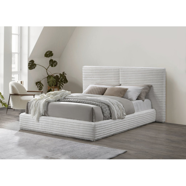 Madera 160 Łóżko Kremowy