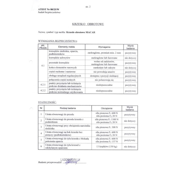 Macar Fotel Gabinetowy, Czarny Halmar