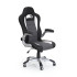 Lotus Fotel Gabinetowy Czarno-Popielaty Halmar