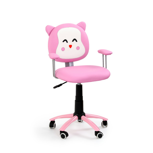 Kitty Fotel Młodzieżowy Różowy Halmar
