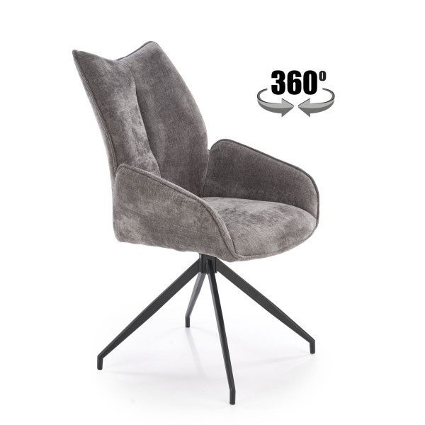 K553 Krzesło Popielaty Halmar