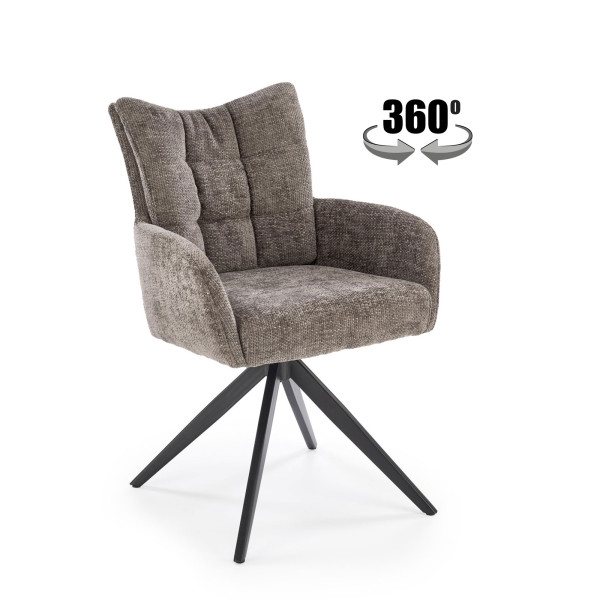 K540 Krzesło Popielaty Halmar