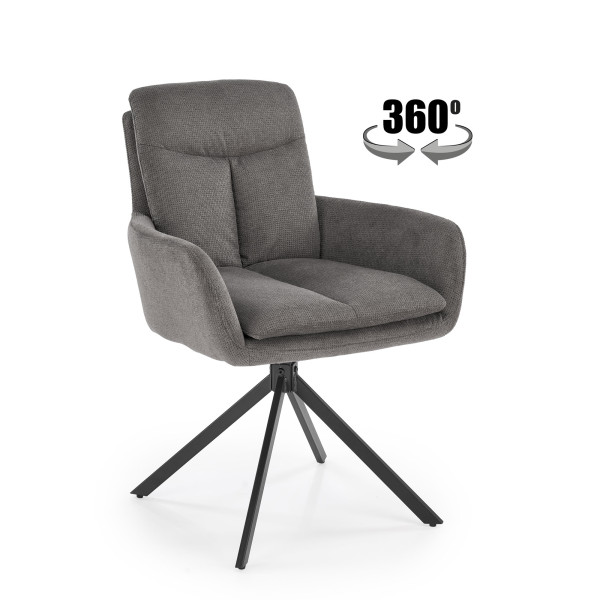 K536 Krzesło Popielaty Halmar