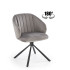 K533 Krzesło Popielaty Halmar